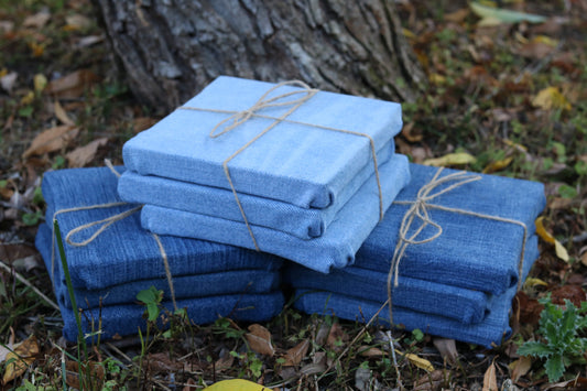 Recycled Denim Stretched Canvases